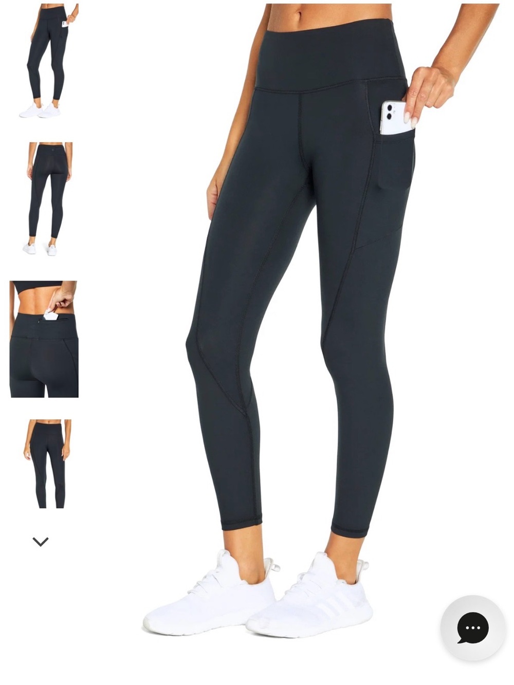 2 for $30 sale: Zobha black Hadley leggings yoga pants with large side pockets.